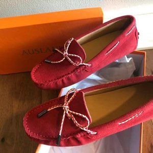 Ausland Leather/Suede Classic Moccasin Loafer